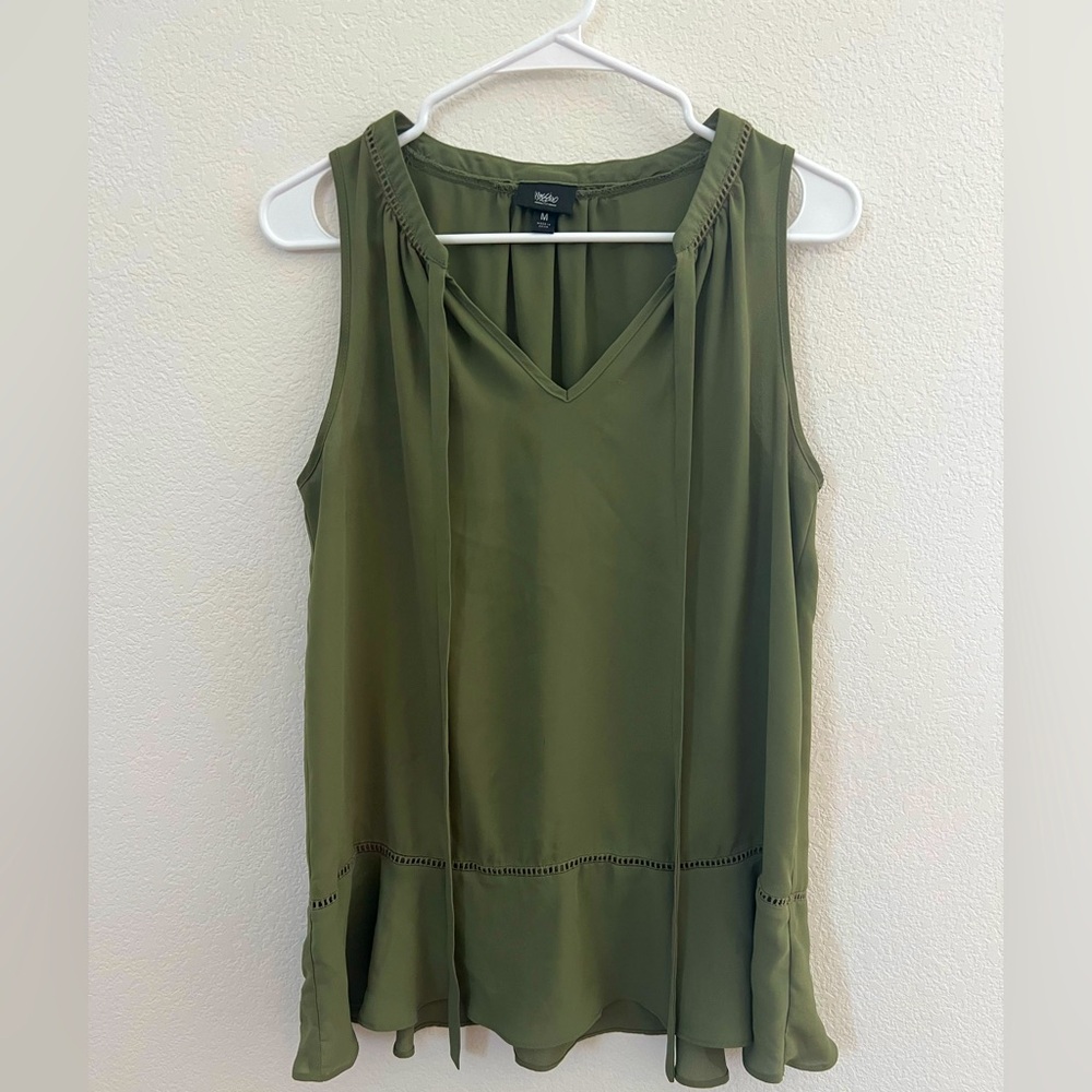 Olive Green Blouse